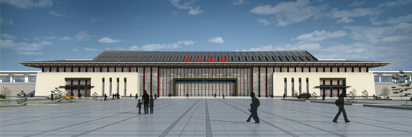 濟青高鐵青州北站 鋁單板